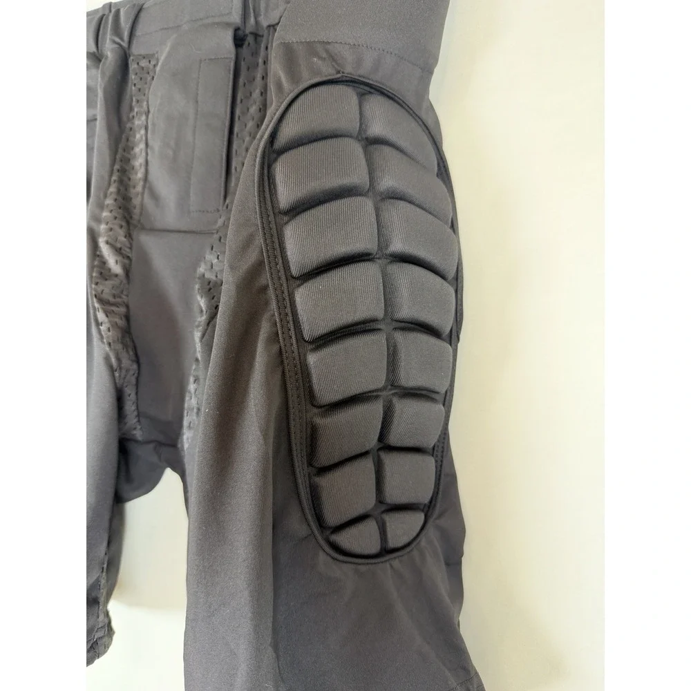 Padded Football Girdle Shorts Mens XXL Black Compression Hip Thigh Tailbone